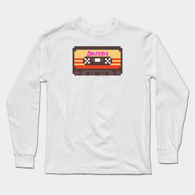 Brujeria 8bit cassette Long Sleeve T-Shirt by terilittleberids